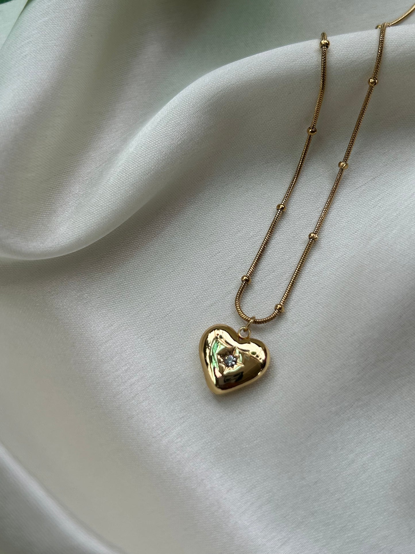Twinkle Heart Necklace