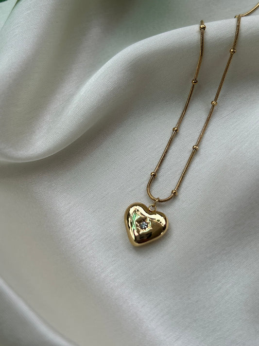 Twinkle Heart Necklace