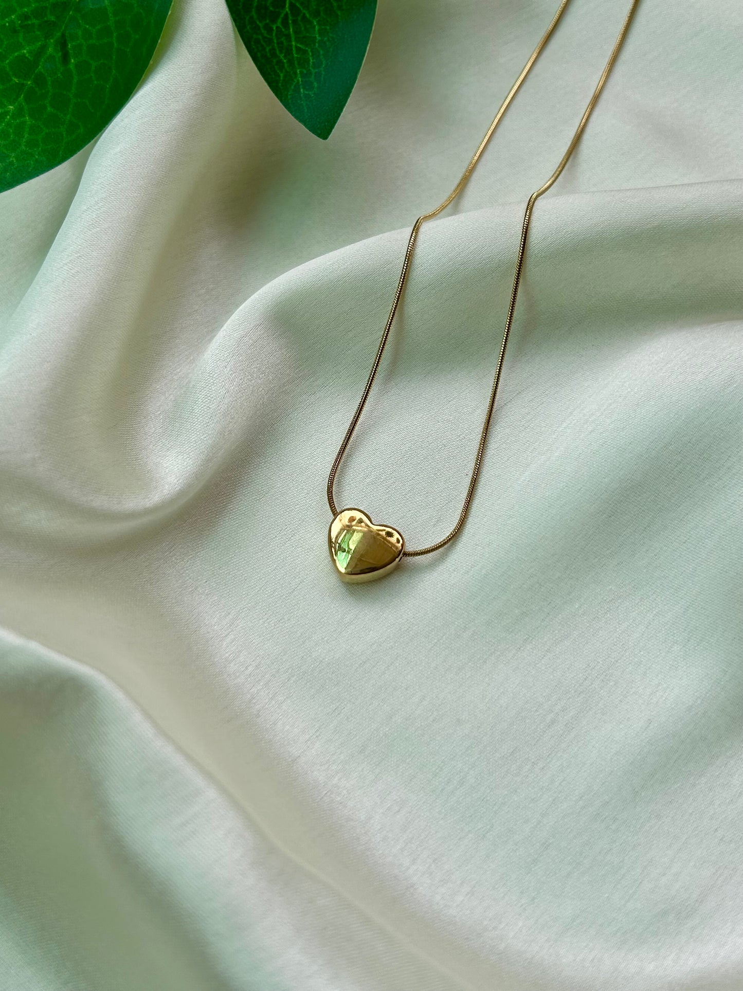 Golden Heart Necklace